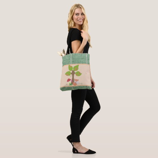 Fuchs unterm Baum Tasche (Am Model)