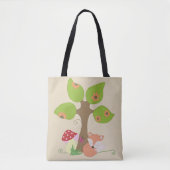 Fuchs unterm Baum Tasche (Vorderseite)