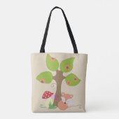 Fuchs unterm Baum Tasche (Rückseite)