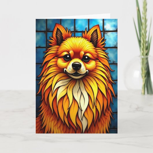 Fuchs Vatertagskarte Karte (Vorderseite)