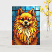Fuchs Vatertagskarte Karte (Gelbe Blume)