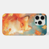 Fuchs Verzauberter Herbst iPhone Hülle (Rückseite (Horizontal))