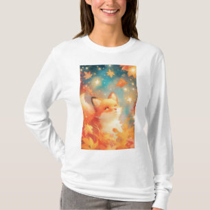 Fuchs verzauberter Herbst T-Shirt