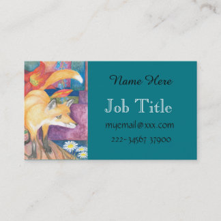 Fuchs-Visitenkarte Visitenkarte