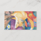 Fuchs-Visitenkarte Visitenkarte (Rückseite)