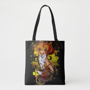 Fuchs-Wald-All-Over-Print-Tasche im Herbstlook Tasche