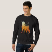 Fuchs Wald Fuchs Jäger jagt Fuchs 2 Sweatshirt (Vorne ganz)