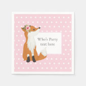 Fuchs, Wald, niedlich Serviette (Vorderseite)