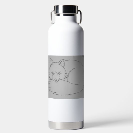 Fuchs-Wasserflasche Trinkflasche (Vorderseite)
