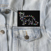 Fuchs-Weihnachts-Geschenke für Tierliebhaber Button (Insitu)