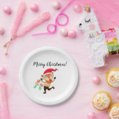Fuchs-Weihnachts-Papierparty-Teller Pappteller (Party)