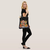 Fuchs Weihnachtslichter Santa Xmas Wald Tier  Tasche (Am Model)