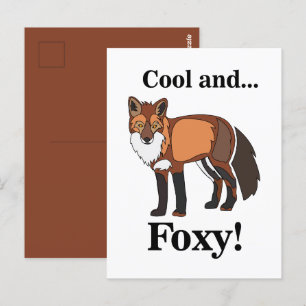 Fuchs Wildtier Fuchsig Postkarte