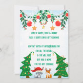 Fuchs & Wolf Weihnachten Einladung (Rückseite)