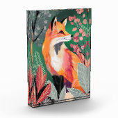 Fuchs Zauberwald Hand-Painted Nature Illustrations Fotoblock (Links)