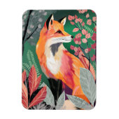 Fuchs Zauberwald Hand-Painted Nature Illustrations Magnet (Vertikal)