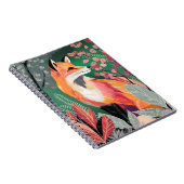 Fuchs Zauberwald Hand-Painted Nature Illustrations Notizblock (Rechte Seite)