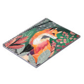 Fuchs Zauberwald Hand-Painted Nature Illustrations Notizblock (Linke Seite)