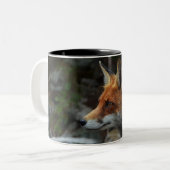 Fuchs Zweifarbige Tasse (Vorderseite Links)