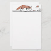 Fuchsbleistift Briefpapier (Vorne/Hinten)