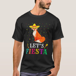 Füchse Animal Lover Lasse Fiesta Cinco De Mayo Me T-Shirt