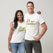 Füchse auf Trampoline T-Shirt (Unisex)