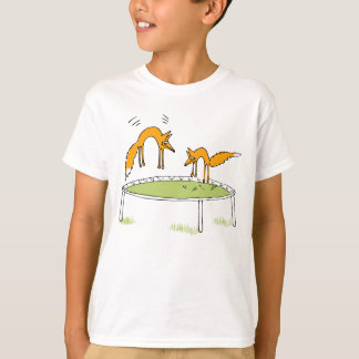 Füchse auf Trampoline T-Shirt