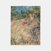 Füchse, Bruno Liljefors Fleecedecke (Vorderseite)