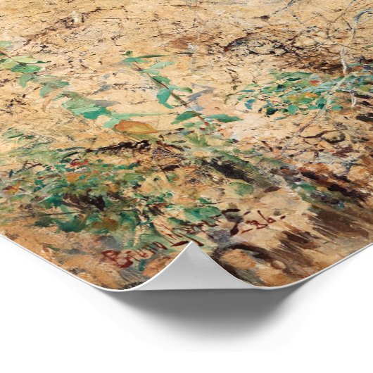 Füchse, Bruno Liljefors Poster (Ecke)