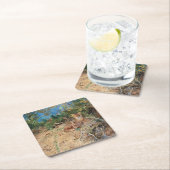 Füchse, Bruno Liljefors Rechteckiger Pappuntersetzer (Vor Ort)