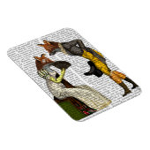 Füchse Courting Magnet (Rechte Seite)