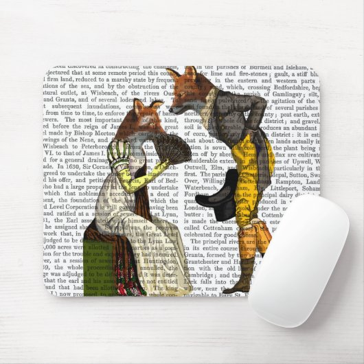 Füchse Courting Mousepad (Mit Mouse)