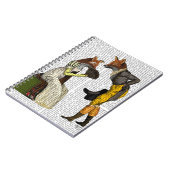 Füchse Courting Notizblock (Linke Seite)