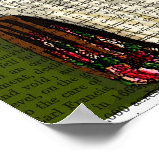 Füchse Courting Poster (Ecke)