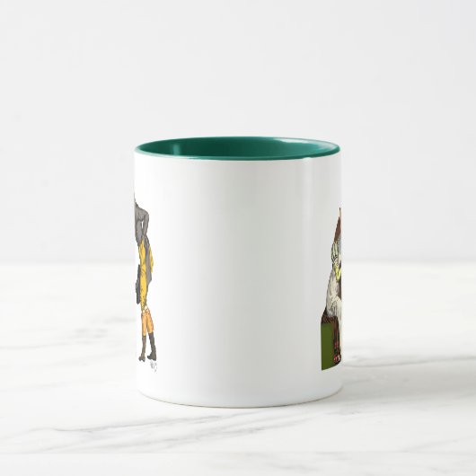 Füchse Courting Tasse (Zentrum)