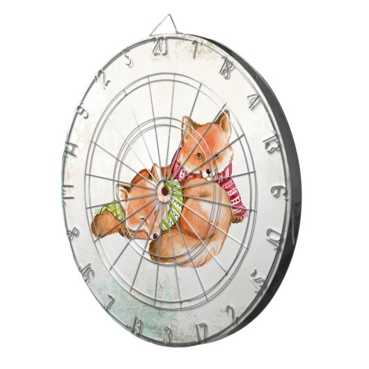 Füchse Dartscheibe (Vorderseite rechts)