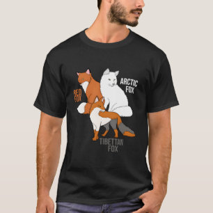 Füchse der Welpen der Funny Fox I Fox T-Shirt
