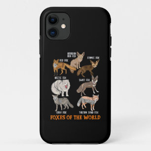 Füchse der Welt Funny Fox Stuff Tiere Educati Case-Mate iPhone Hülle