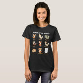 Füchse der Welt Sammlung süßer Fuchsarten T-Shirt (Vorne ganz)
