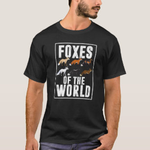 Füchse des Welttieres für Frauen Furry 1 T-Shirt