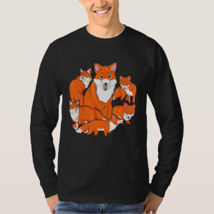 Füchse Familienwald Tier Wildlife Fox T-Shirt