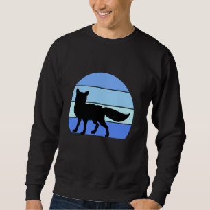 Füchse Fox Classic Vintag Retro Sunset Old School Sweatshirt