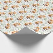 Füchse Geschenkpapier (Ecke)