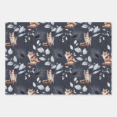 Füchse Geschenkpapier Set (Vorderseite 3)