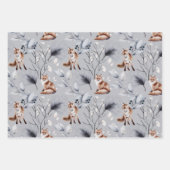 Füchse Geschenkpapier Set (Vorderseite 2)