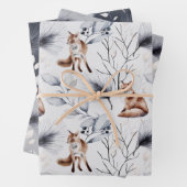 Füchse Geschenkpapier Set (Beispiel)