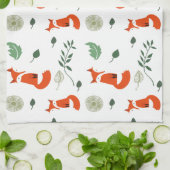 Füchse Geschirrtuch (Gefaltet)