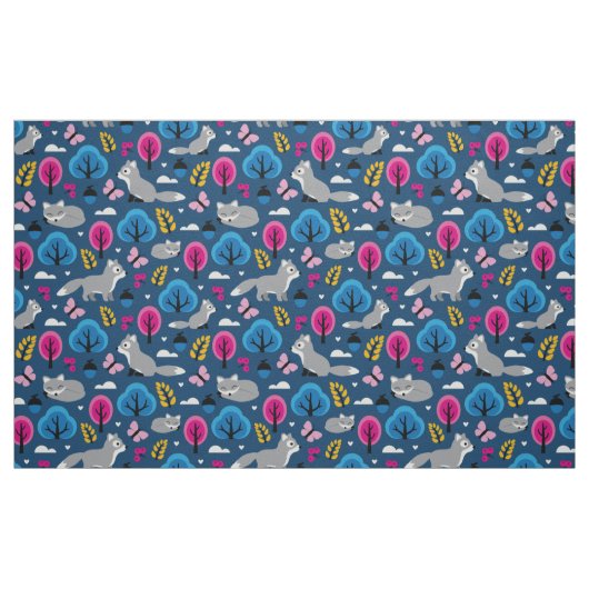 Füchse im Eichenwald Stoff (Fat Quarter (45,7 x 55,9 cm))