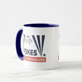 Füchse im Hühnerstall Tasse (Vorderseite Links)
