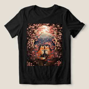 Füchse im Mondlicht Tri-Blend Shirt